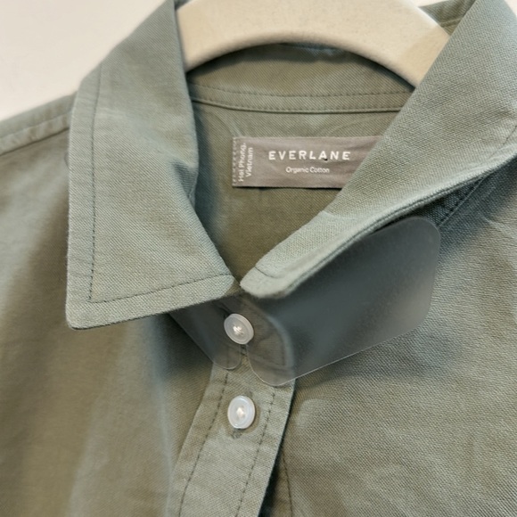 EVERLANE green button-down shirt - The classic oxford NWOT - Picture 6 of 12